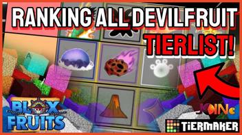 BEST Devil Fruits Tier List In Update 20 - Blox Fruits 