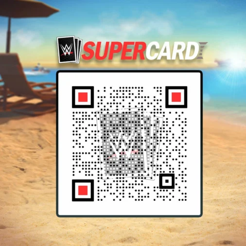 A Random Summer-Themed WM38 Card WWE supercard qr code