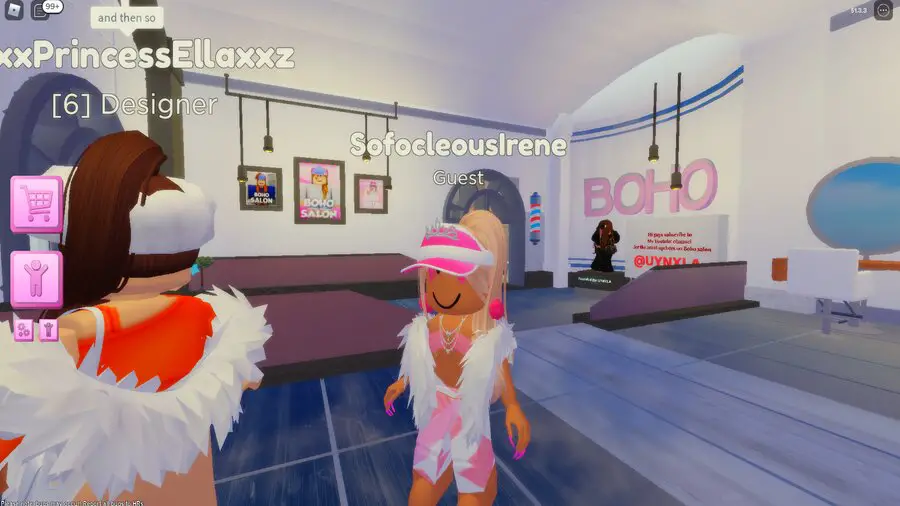 Codes In Boho Salon