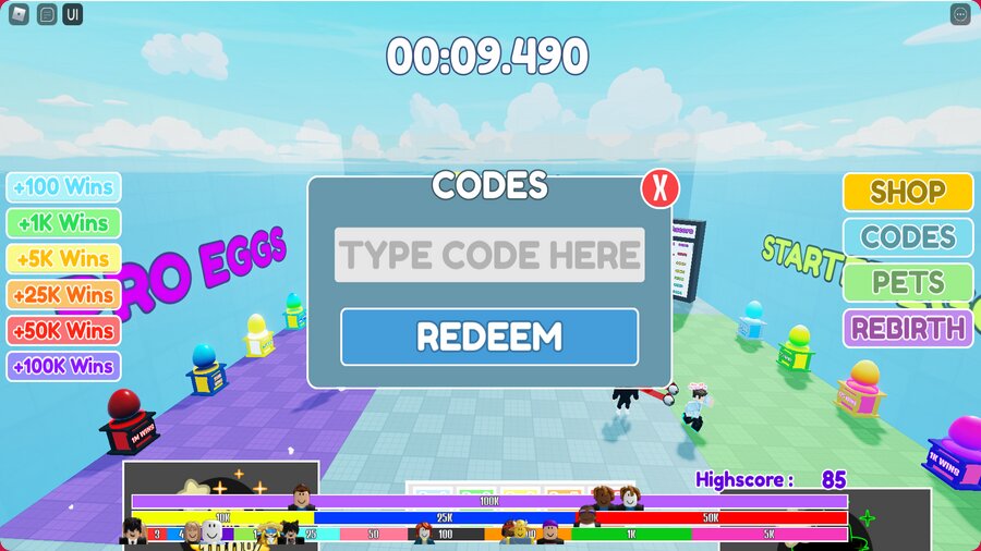 How Do I Use Codes In Race Clicker