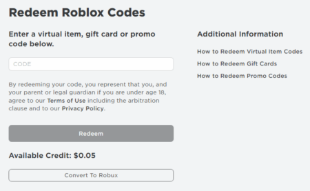 how do you redeem roblox gift cards