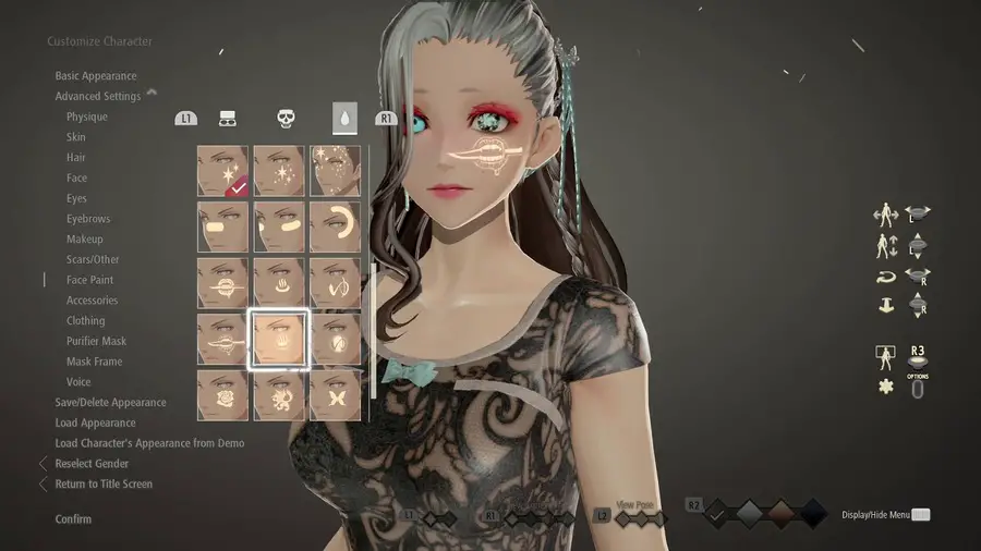 Code Vein Bannerlord character creation and customization options