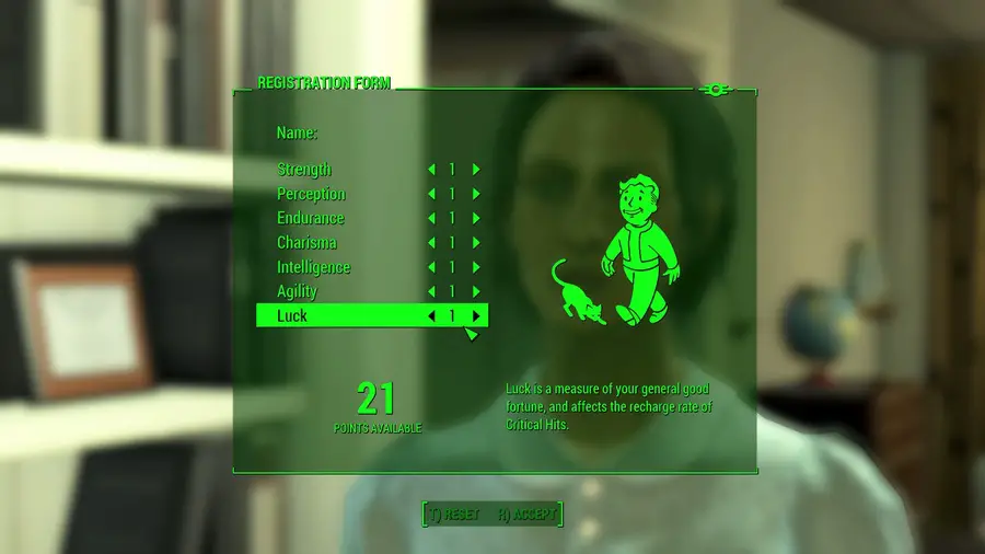 Fallout 4 character creation & customization options